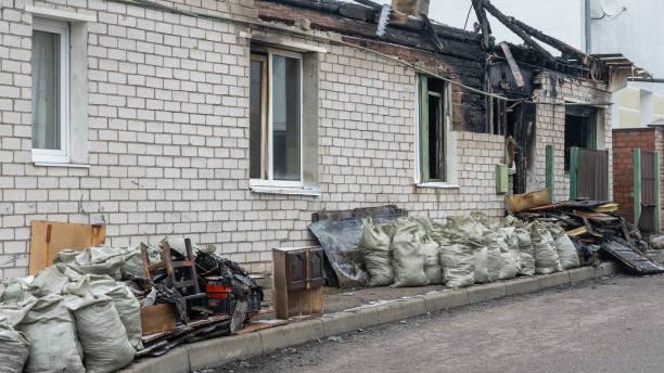 Professional Soot Cleanup technician working in Morristown, MN